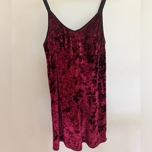 TOPSHOP Suede Mini Dress